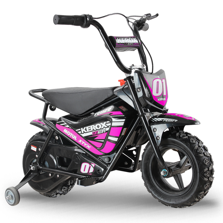 Mini moto électrique pour enfants de différentes couleurs